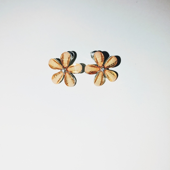 4/$15 Floral Stud Earrings